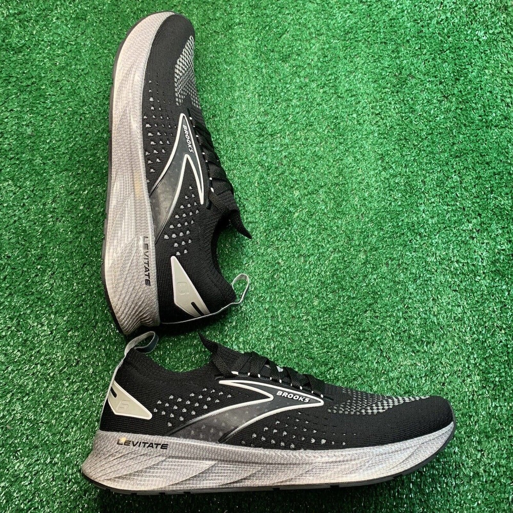 Brooks Levitate STEALTHFIT 6 Men’s Size 12 D Med Running Shoes Black/grey/oyster